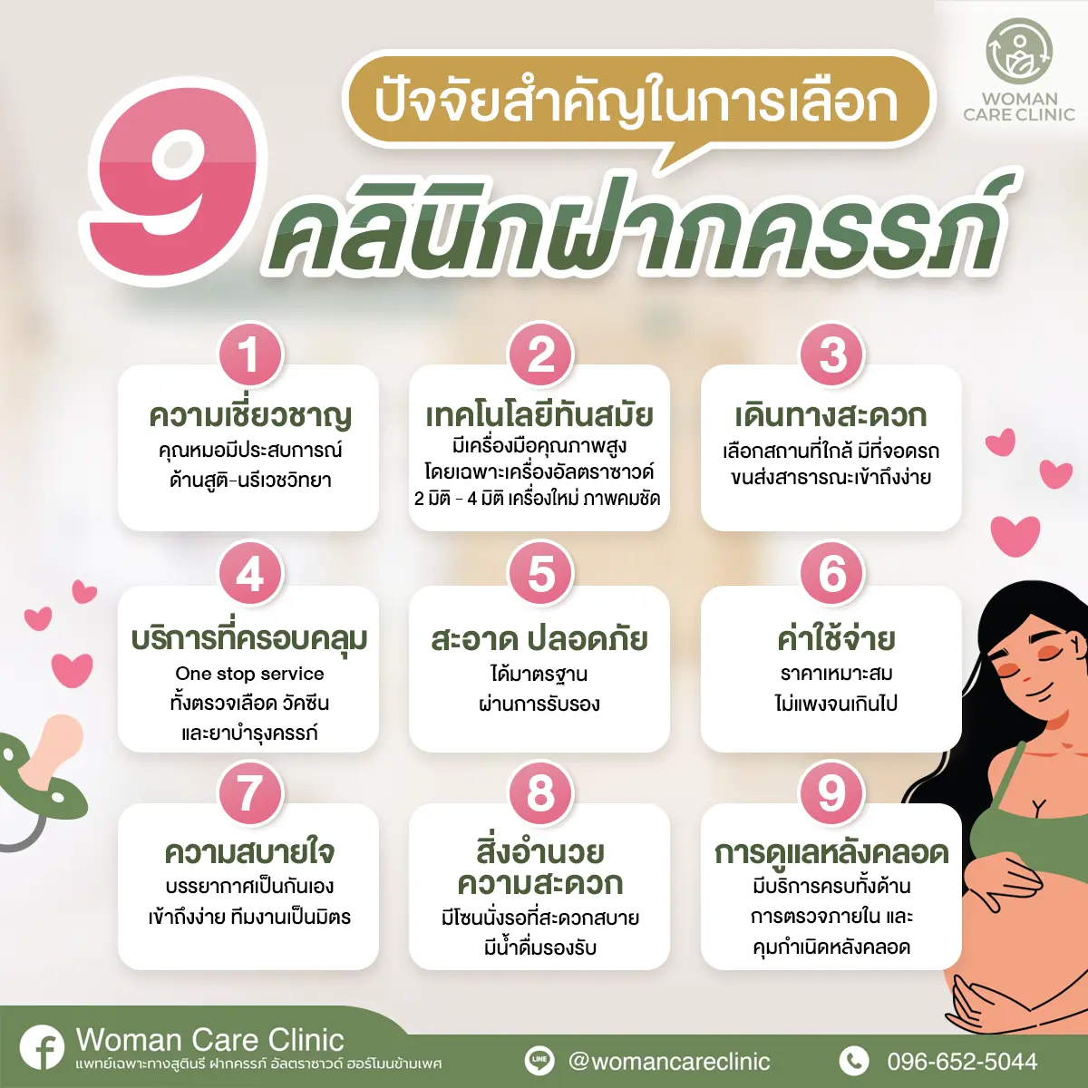 ฝากท้องที่ไหนดี